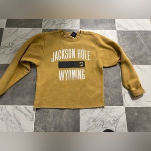 Wyoming cropped crewneck